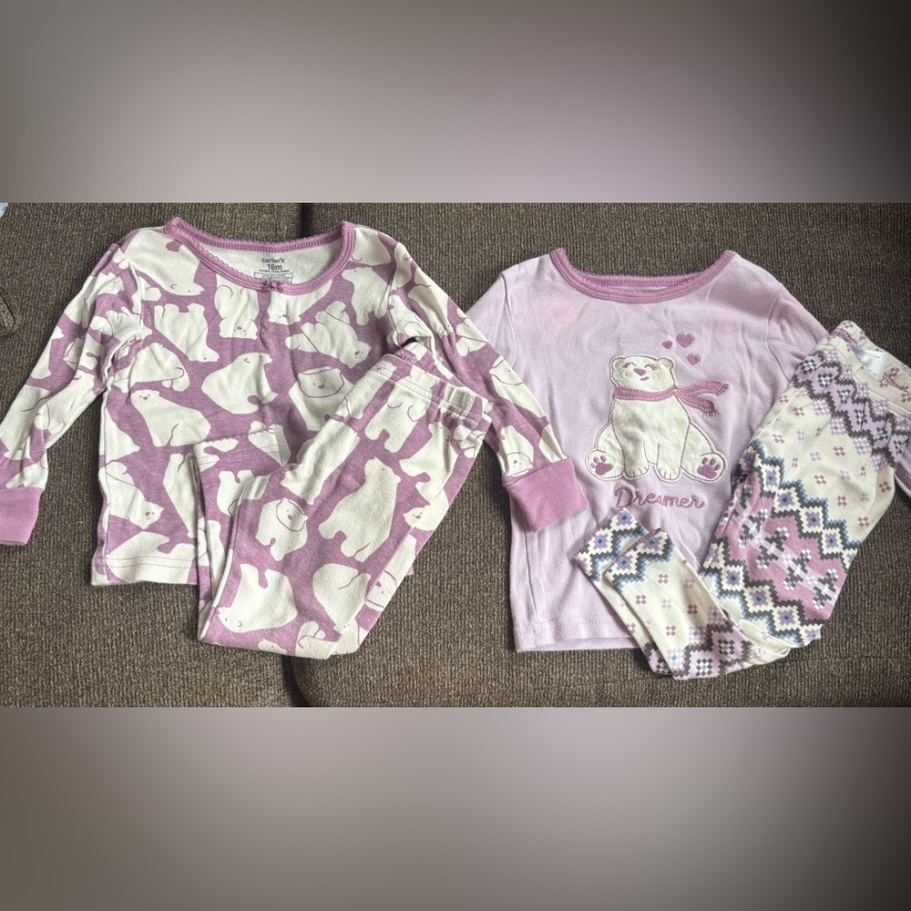 Cute Polar Bear Pajama Set for Kids